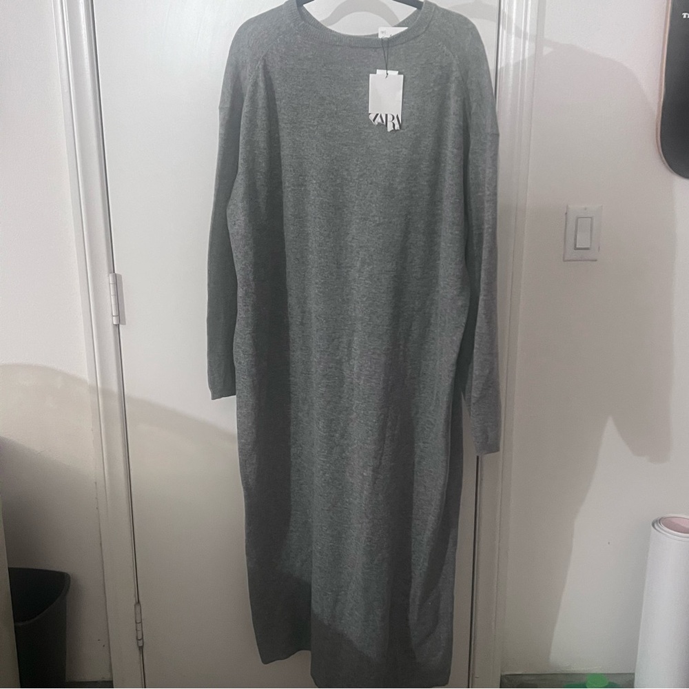 Zara Gray sweater dress